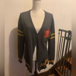 Harry Potter Gryffindor cardigan sweater. Size L  juniors